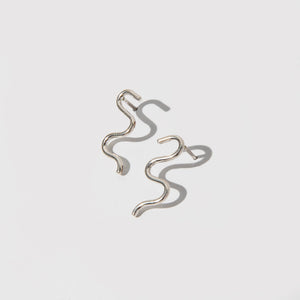 Sterling Silver squiggle earrings make for a must-have gift.