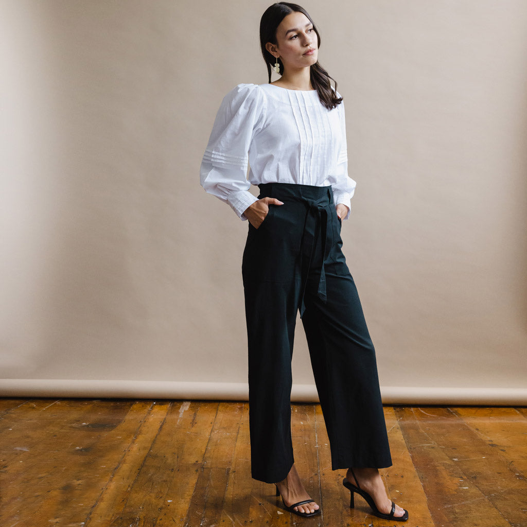 Wide Leg Pants Ethically Made Fashion by MULXIPLY