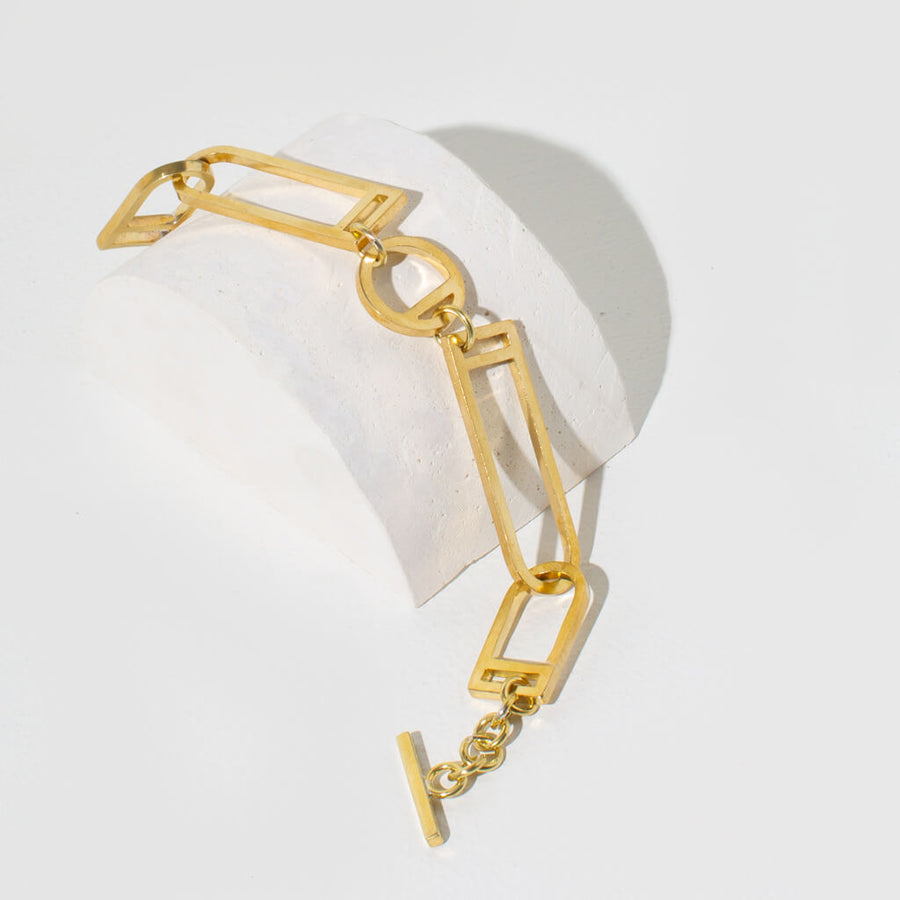 Window Chunky Link Bracelet by MULXIPLY