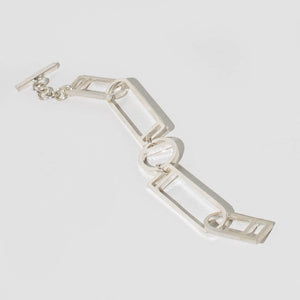 Sterling Silver Statement Bracelet, ethically made by fairtrade artisans.