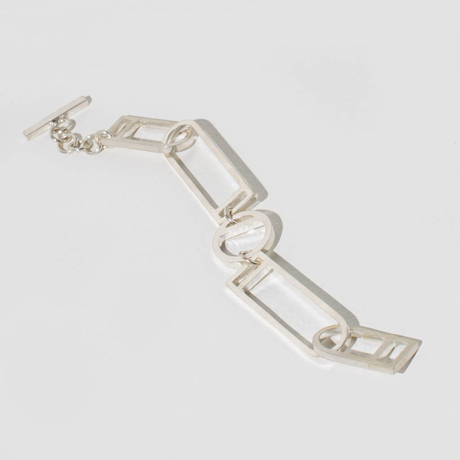 Window Chunky Link Bracelet by MULXIPLY