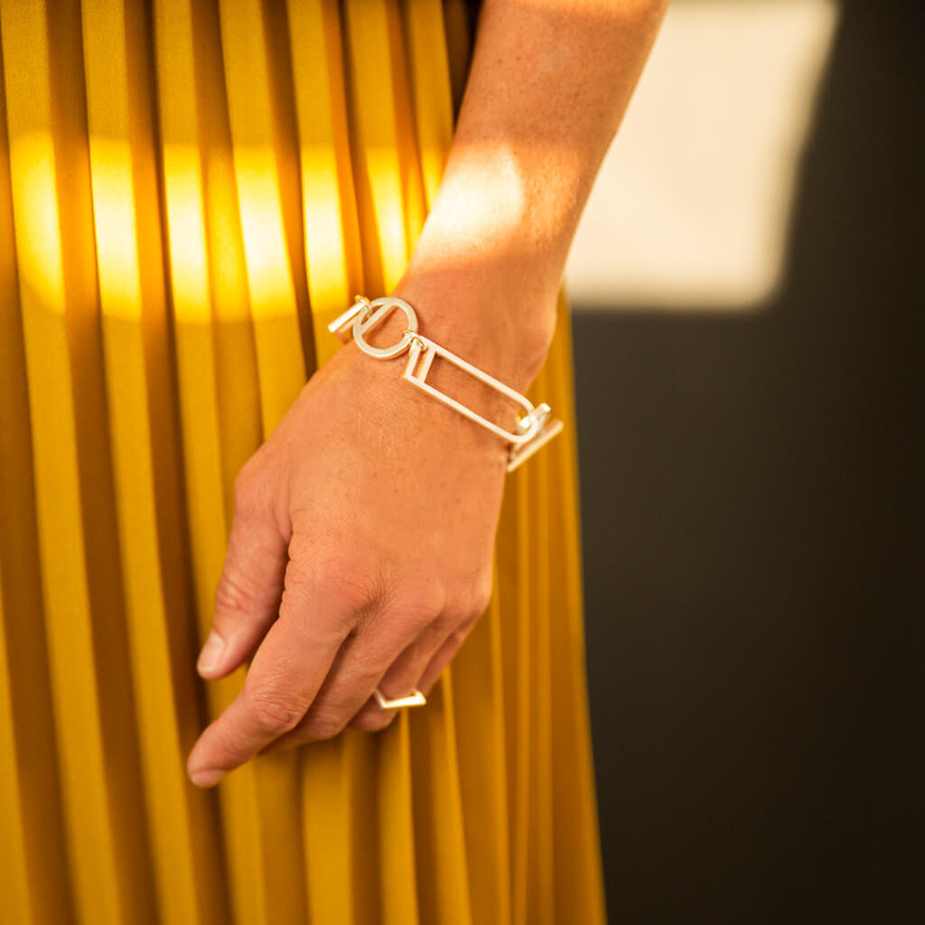 Window Chunky Link Bracelet by MULXIPLY