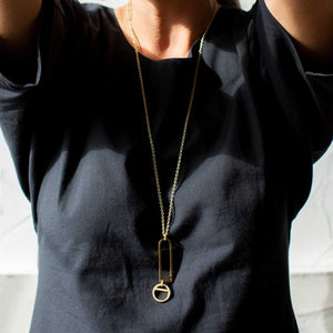 Window Pendant Necklace by MULXIPLY.