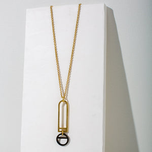 Window Pendant Necklace by MULXIPLY.