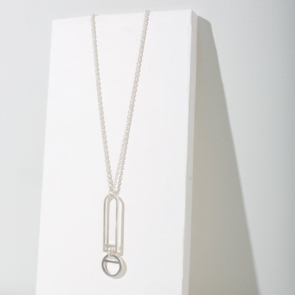 Window Pendant Necklace by MULXIPLY.