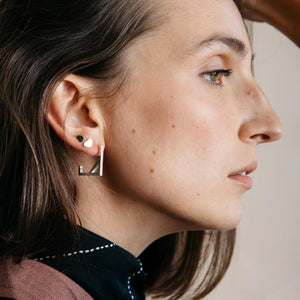 Effortless with a little edge adorn your ears for a unique look.