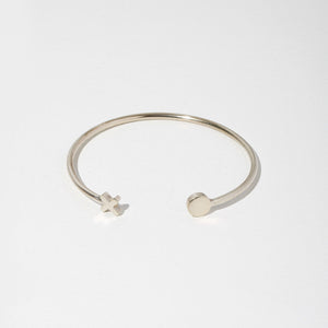 XO Strand Cuff Bracelet in Silver by MULXIPLY is ethically made jewelry