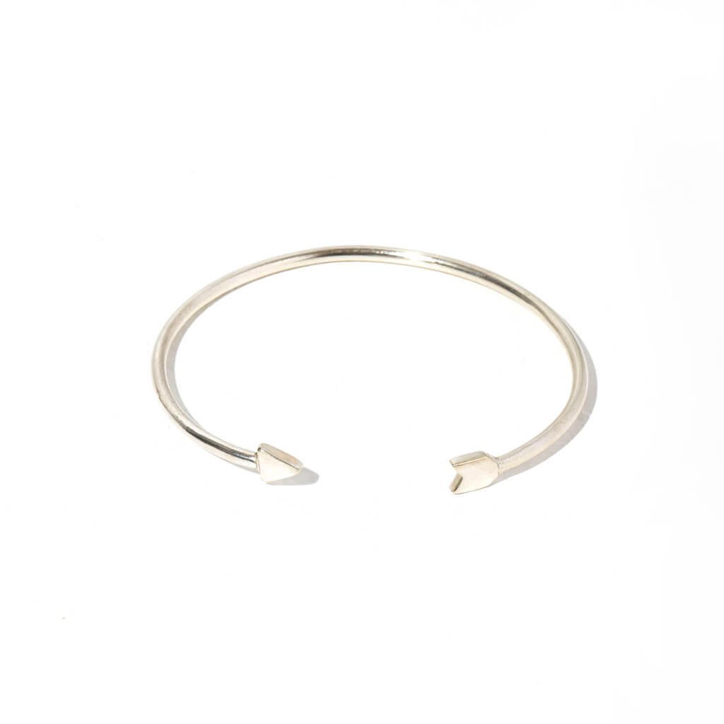 Arrow Strand Cuff Bracelet in Mixed Metal finished by MULXIPLY