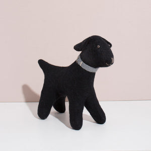 MULXIPLY Hand Felted Black Labrador - Large Stuffed Animals