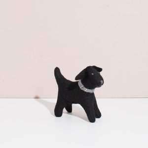 MULXIPLY Hand Felted Black Labrador - Small Stuffed Animals