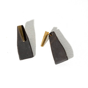 Convertible jacket earrings by Mulxiply. Made in Maine.