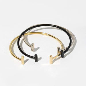 Double T Strand Cuff Bracelet by MULXIPLY