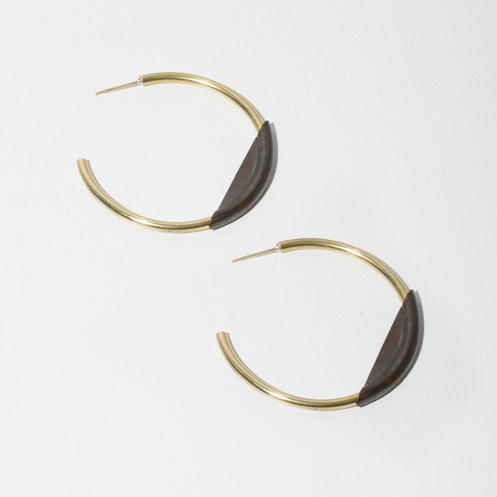 Earth + Sky Hoop Earrings by MULXIPLY