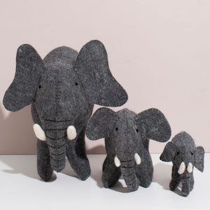 Handfelted stuffed animals by Multiply. Designed in Maine, made in Nepal.