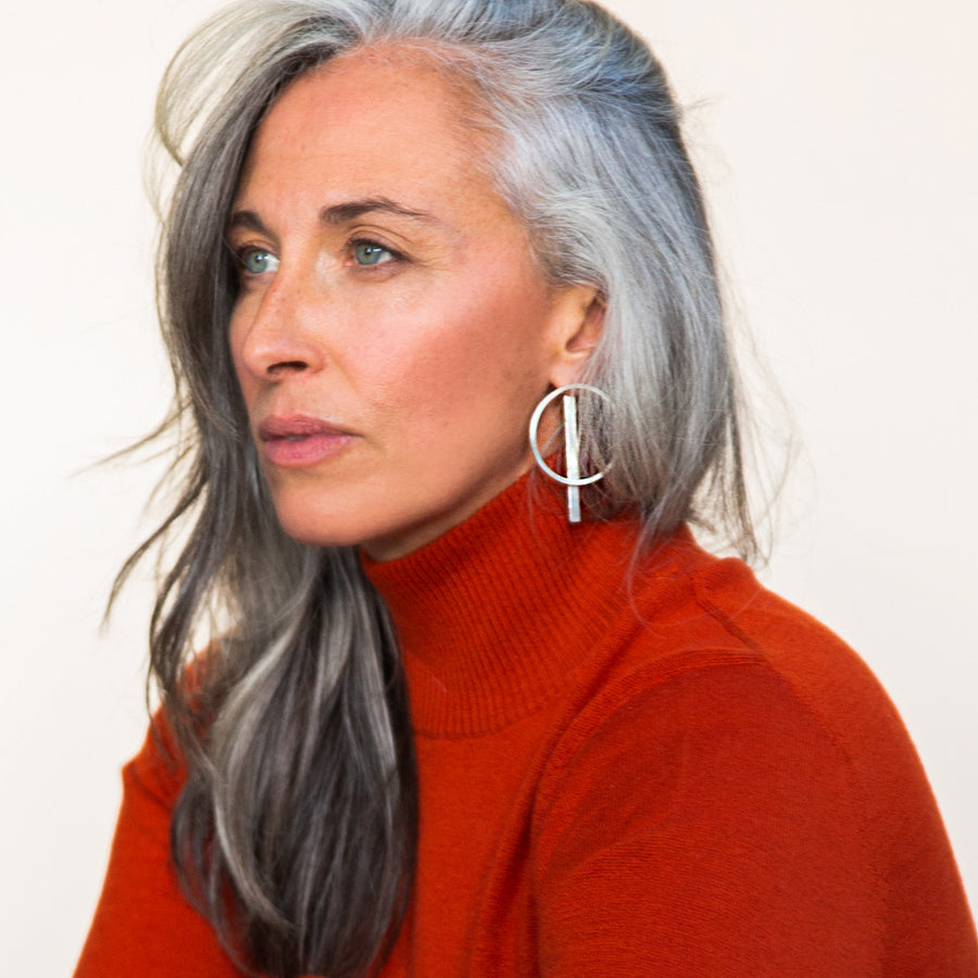 MULXIPLY Embrace 2-in-1 Earrings - Sterling Silver