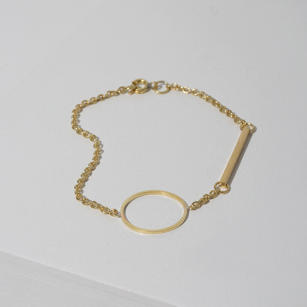 MULXIPLY Embrace Link Bracelet - Brass