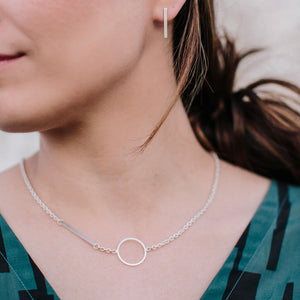Embrace Link Necklace - Sterling Silver