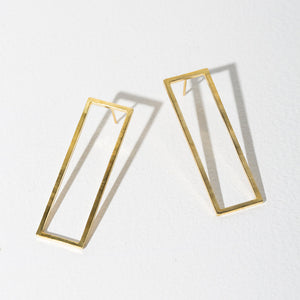 SALE - Foundation 2-in-1 Earrings - Brass