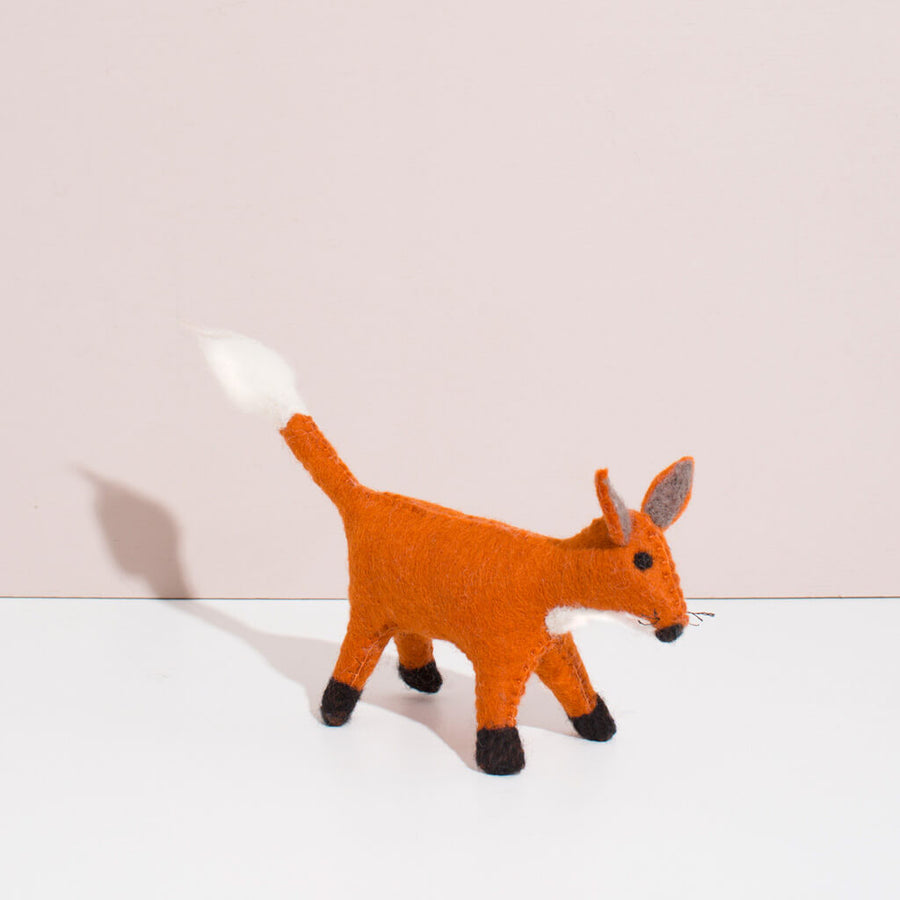 MULXIPLY Hand Felted Fox - Small Stuffed Animal