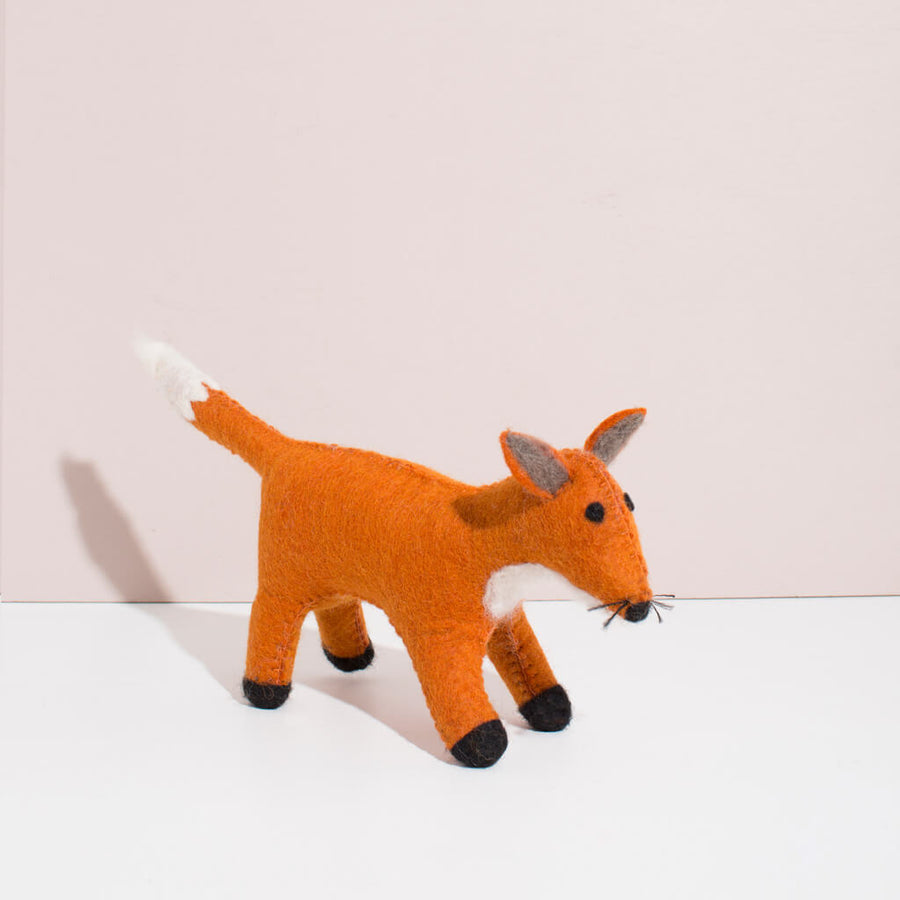 MULXIPLY Hand Felted Fox - Large Stuffed Animal