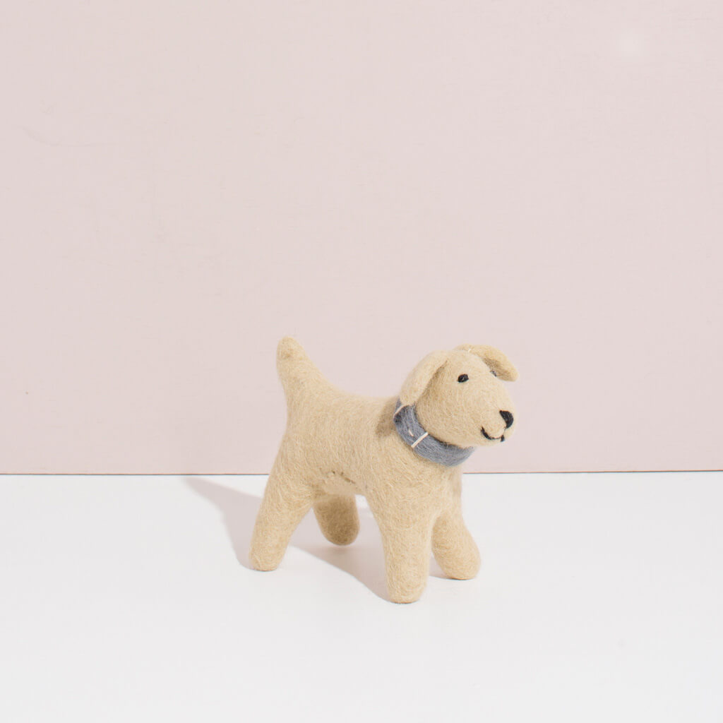 MULXIPLY Hand Felted Golden Retriever Puppy Stuffed Animal