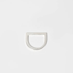 MULXIPLY Minimalist Horizon Ring in Sterling Silver