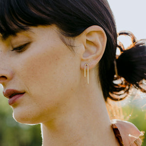 MULXIPLY Loop Earrings - Brass