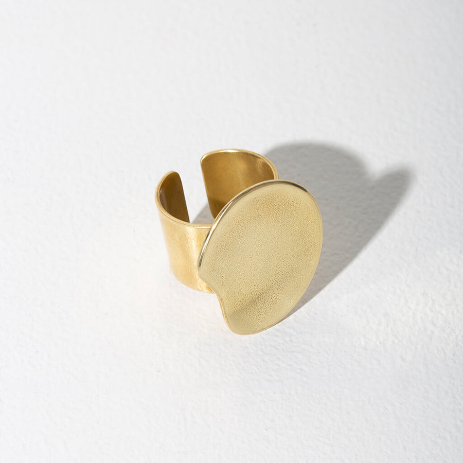 Palette Adjustable Ring - Brass