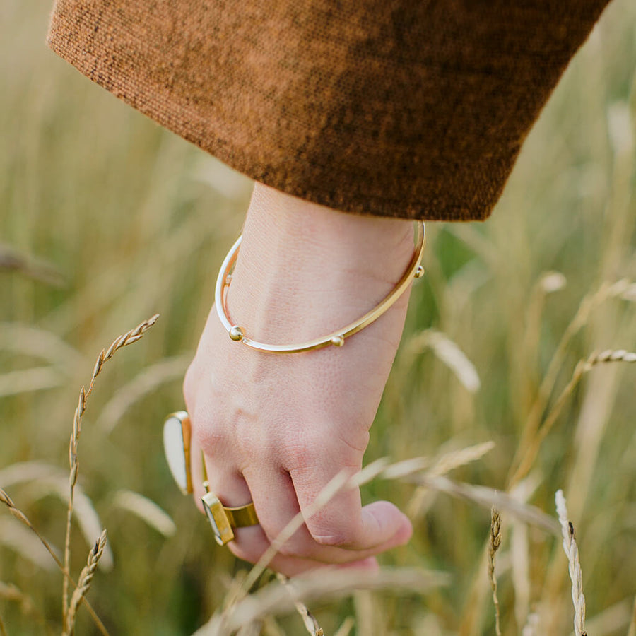 MULXIPLY Rain Bangle - Brass