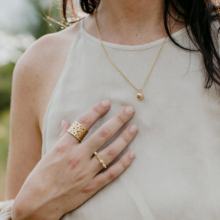 MULXIPLY Rain Ring - Brass