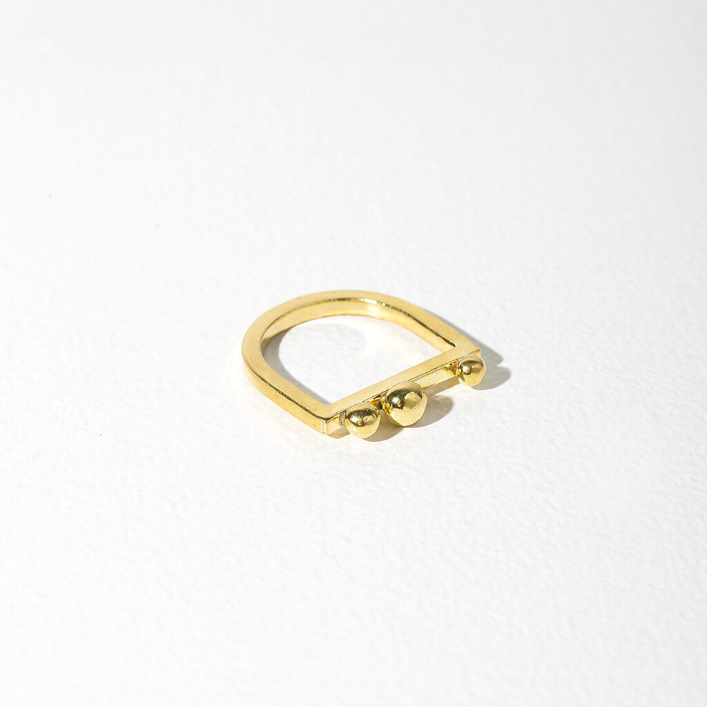 MULXIPLY Rain Ring - Brass