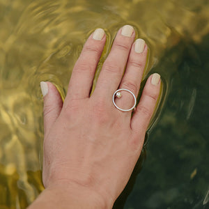  Ripple ring in Sterling Silver by Mulxiply