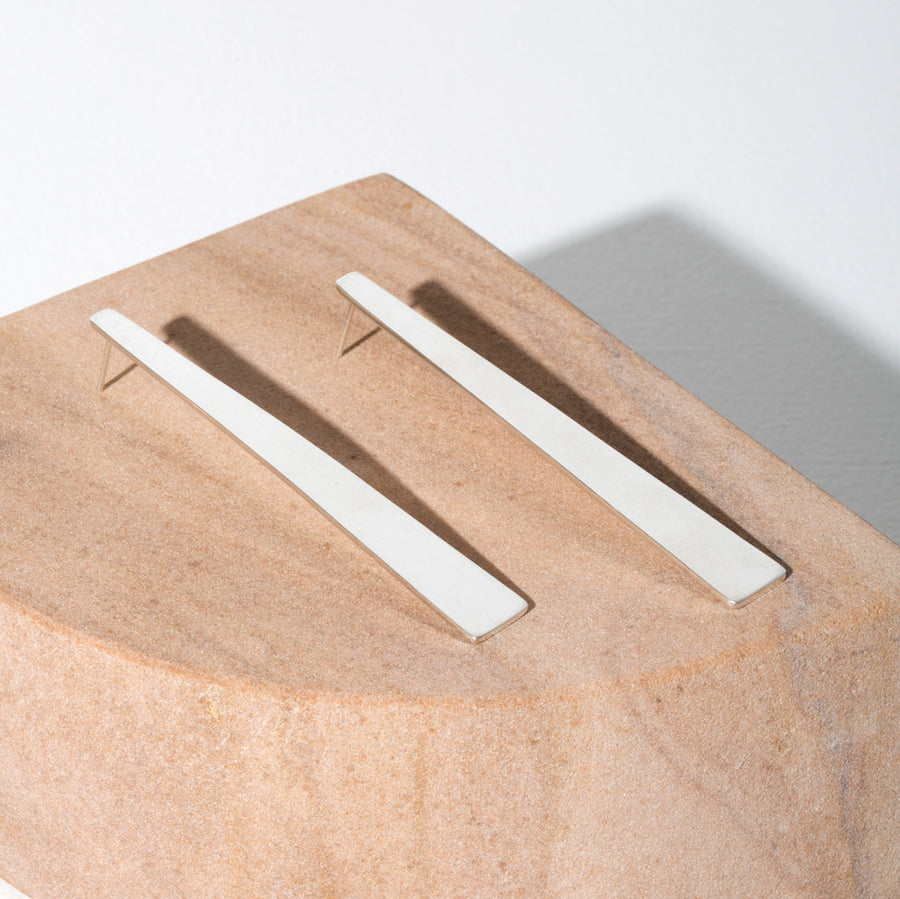 Sleek, modern and completely noticeable earrings by Mulxiply.