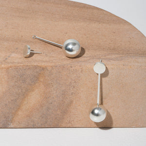 Strength Pendulum Earrings - Sterling Silver