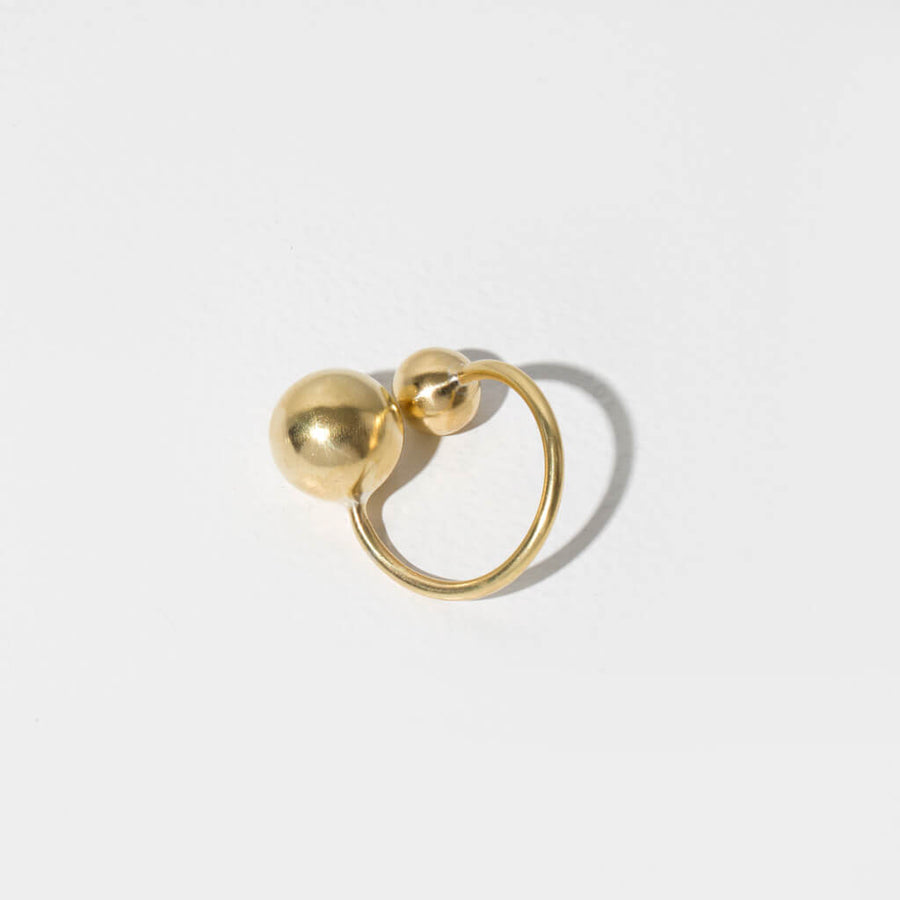 Strength Adjustable Ring in Brass by Mulxiply